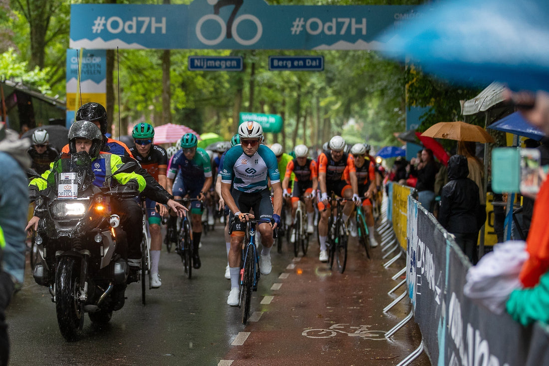 Steyn in actie bij Omloop der Zevenheuvelen, gemaakt door Dick Soepenberg